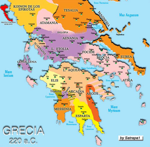 El mapa fisico de grecia - Imagui